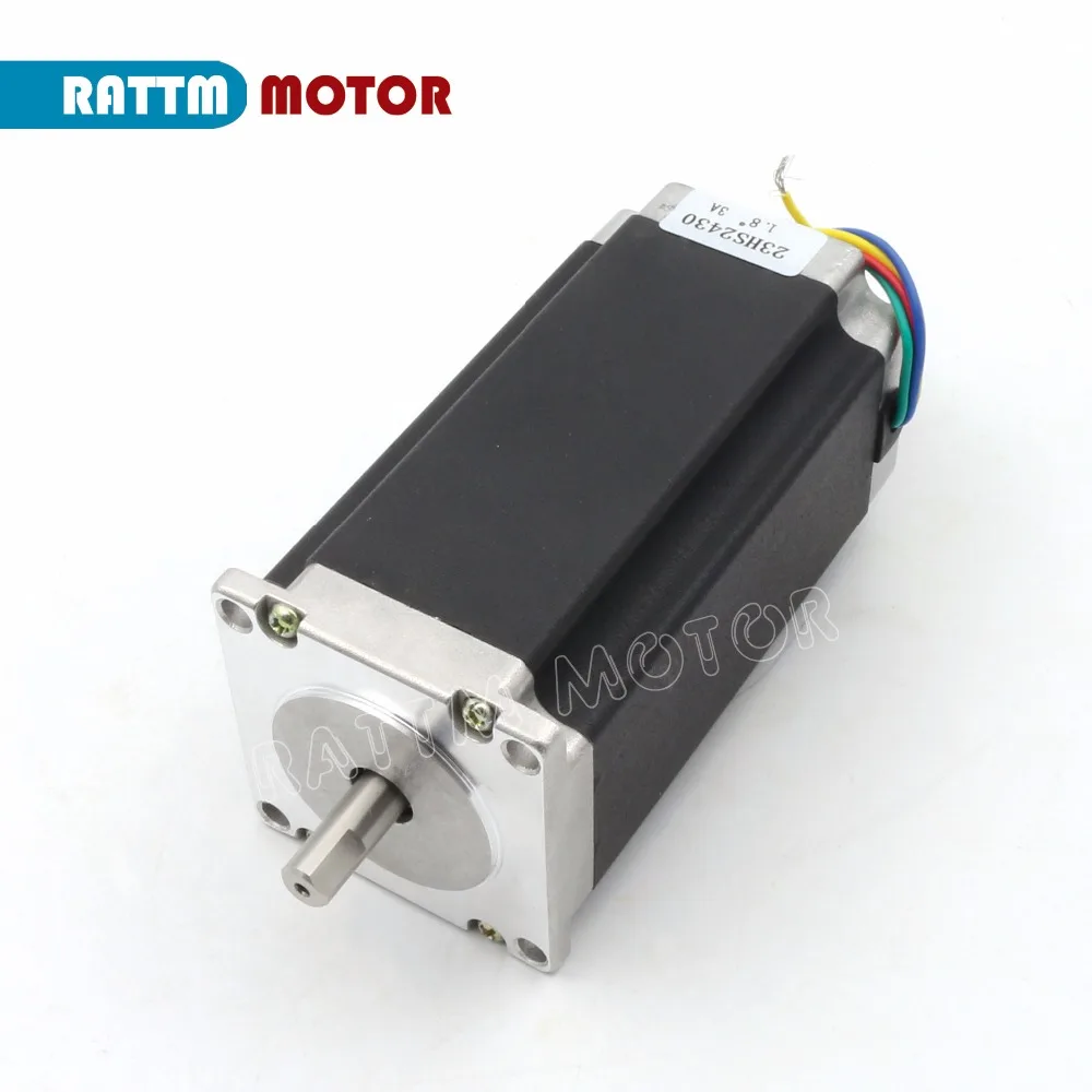 CNC stepper motor NEMA 23 425oz-in 3.0A 23HS2430 112mm 4 Wires 8mm Shaft