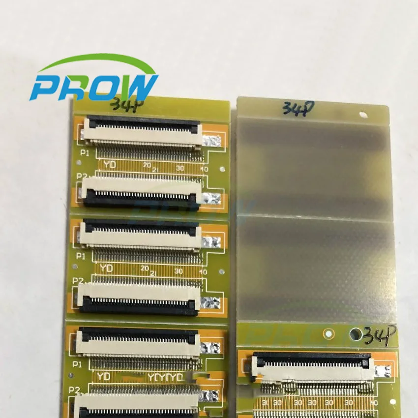 FFC FPC connectors 34P 34 34pin extended adapter board 0.5mm 0.5 pitch LVDS LCD screen test Prow