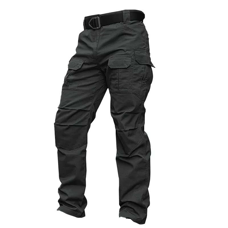 Multi-pocket Tactical Pants Men IX8 Waterproof Combat Joggers Male SWAT Cargo Anti-Pilling Stretch Work Long Trousers Size S-2XL