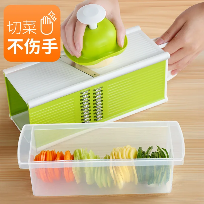 1Pcs Multi-functional Vegetable Manual Slicers Potato peeler Carrot grinder cheese grater Spuds chip chopper Kitchen Accessories