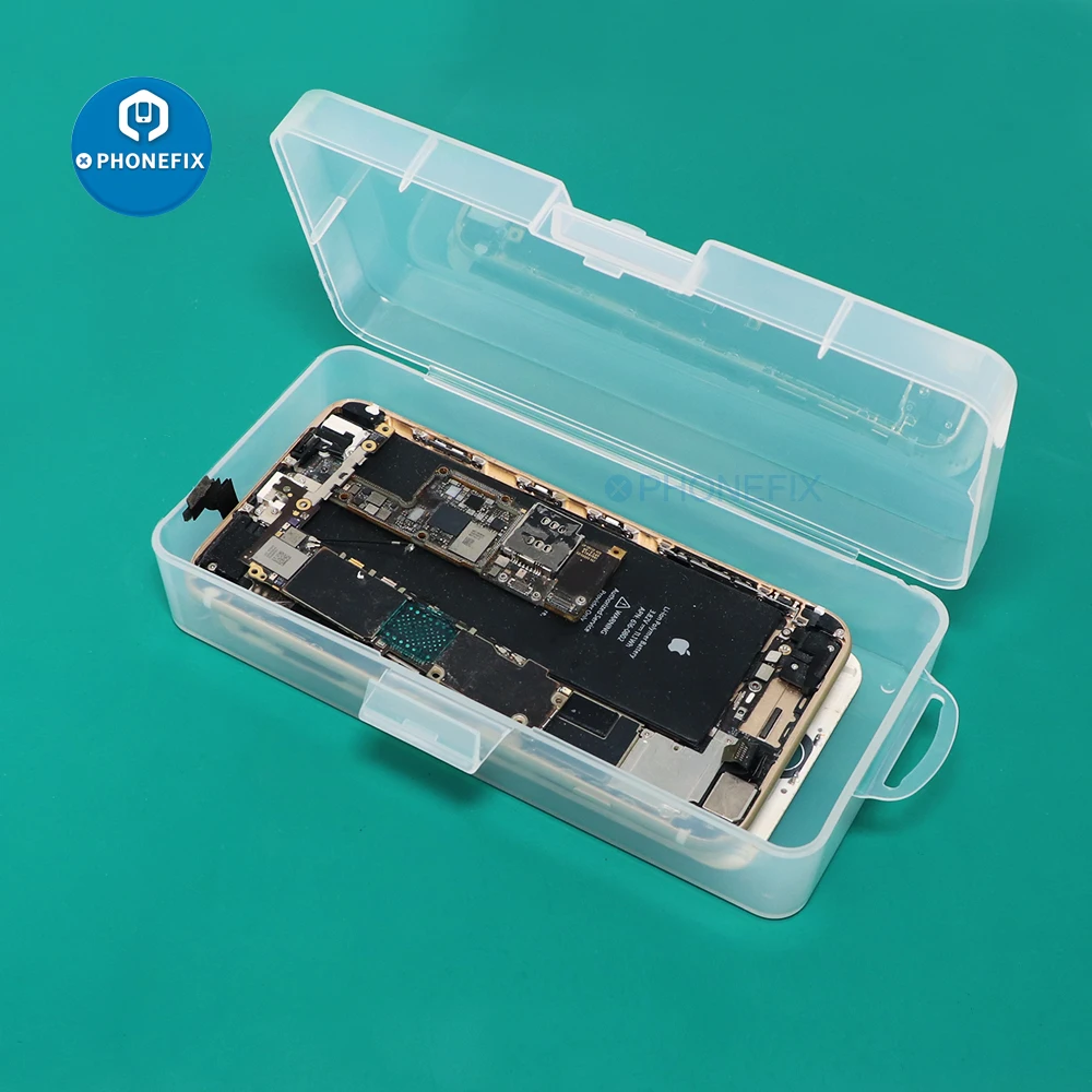 Contenitore di plastica trasparente del compartimento del contenitore di gioielli di stoccaggio di EKB-501 per la scatola di vite delle parti della scheda madre dello schermo dell'affissione a cristalli liquidi del telefono cellulare