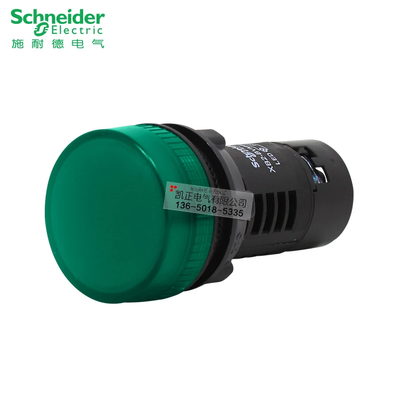 10 pieces of  Genuine Schneider indicator light XB2-BVM3LC XB2BVM3LC AC220V green LED