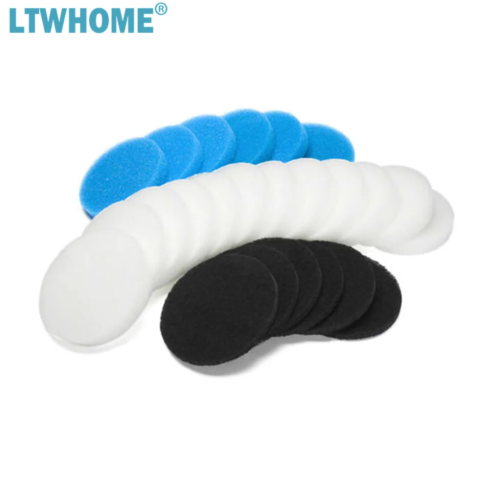 LTWHOME Value Pack of Carbon Filter, Coarse Filter and Fine Filter Pads Set Suitable for Eheim Classic 2217 / 600 2616175