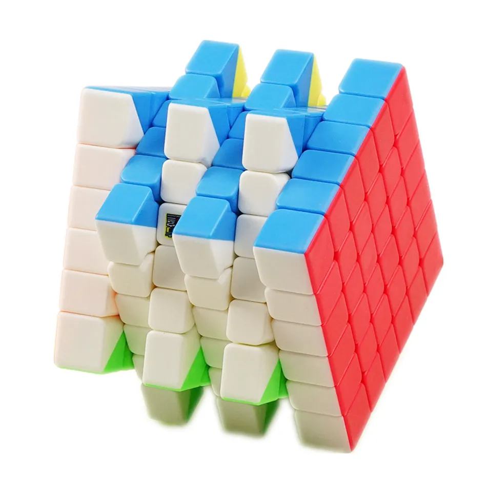 Moyu Meilong 6x6 Cube magique 61mm taille sans colle 6x6x6 WCA compétition apprentissage et jouets éducatifs pour enfants cadeau 6x6 v2 Cube