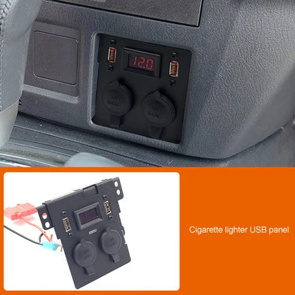 Многофункциональная USB-панель прикуривателя QC3.0 для быстрой зарядки Mitsubishi Pajero V97 V93 V87