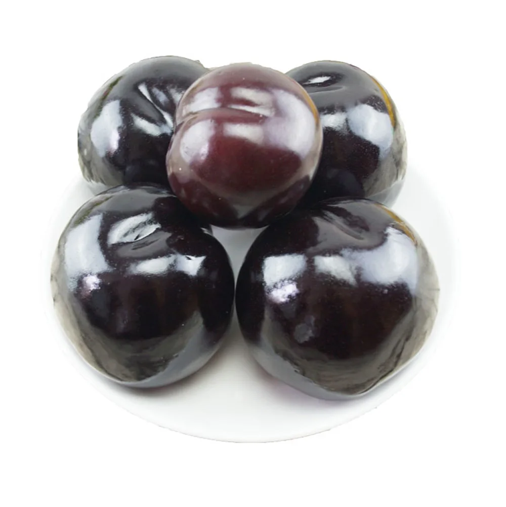 

4pcs 6cm*5.5cm High imitation Fake artificial plum fruit model&plastic fake simulated artificial plum fruit