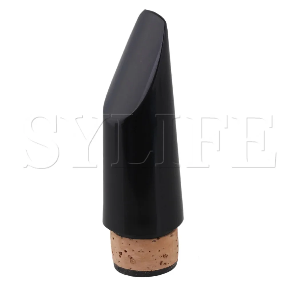 Black ABS Plastic Mouthpiece For Bb Clarinet W/ CORK