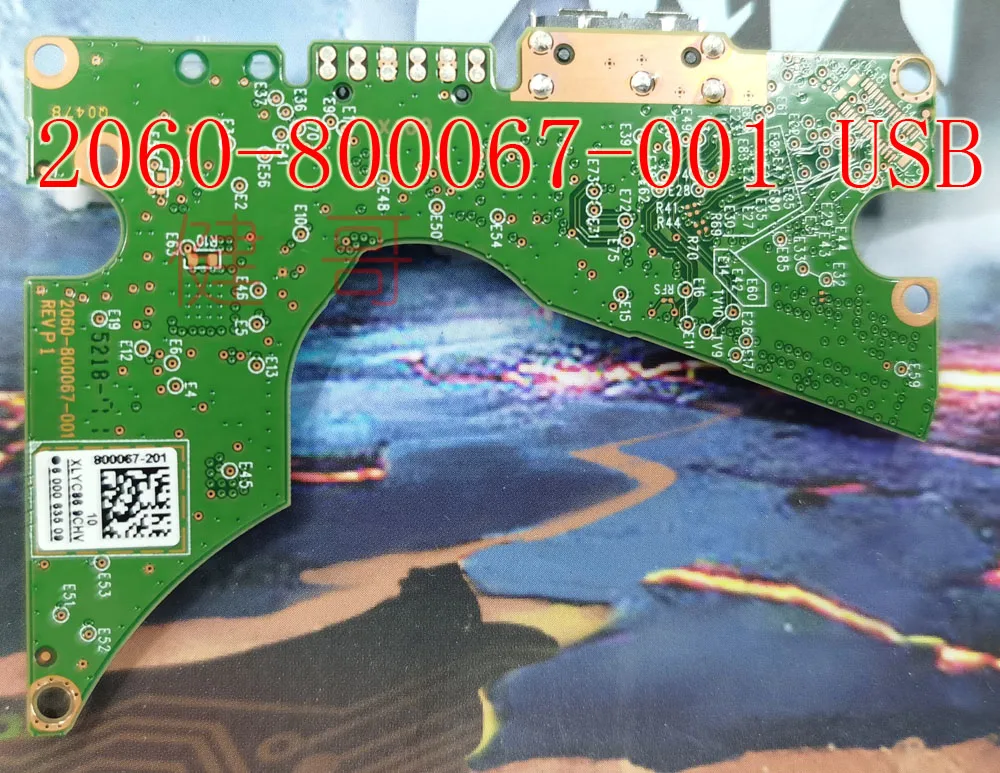 

WD Western Digital Notebook USB Mobile Hard Disk Circuit Board 2060 800067 001 Is Applicable to Rev P1