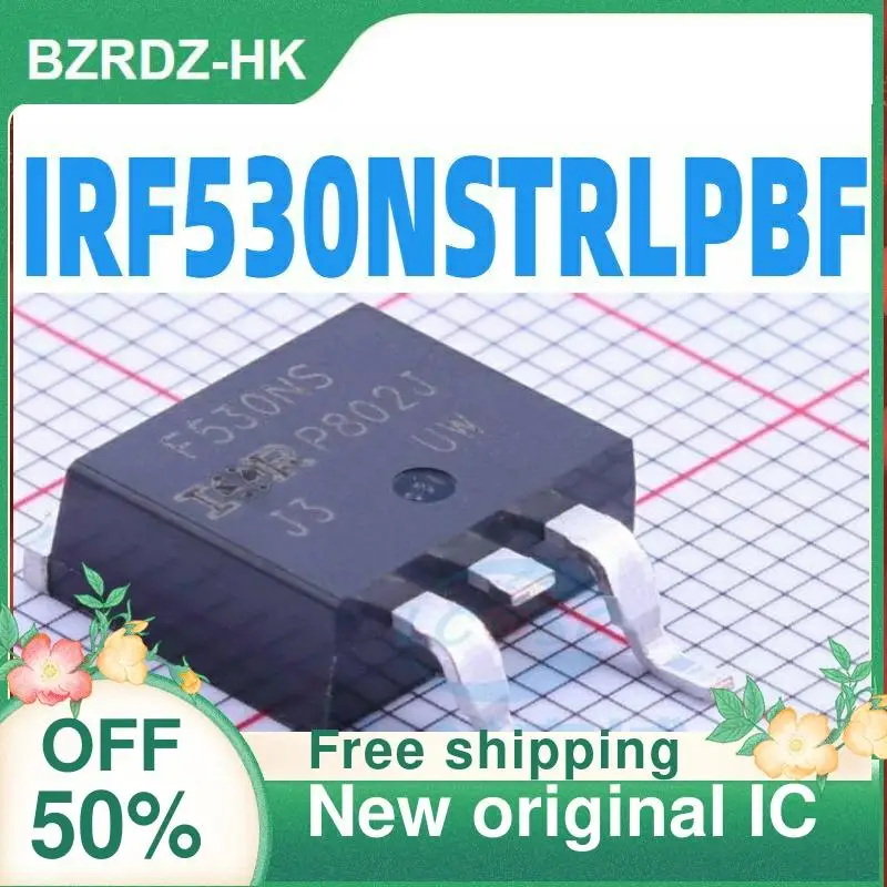 5ピース/ロットIRF530NSTRLPBF F530NS to-263新しいオリジナルic
