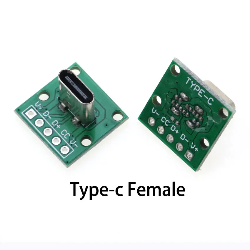 YuXi 1 قطعة USB Type-C ذكر USB 3.1 موصل سالب 90 درجة 2/4/5 دبوس كابل بيانات شحن ميناء جاك اختبار المجلس