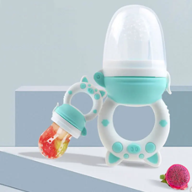 Food Feeder Vegetable Pacifier Net Pocket Silicone Baby Latex Free Cartoon Feeding Bottle Dietary Supplement Fruit Fresh