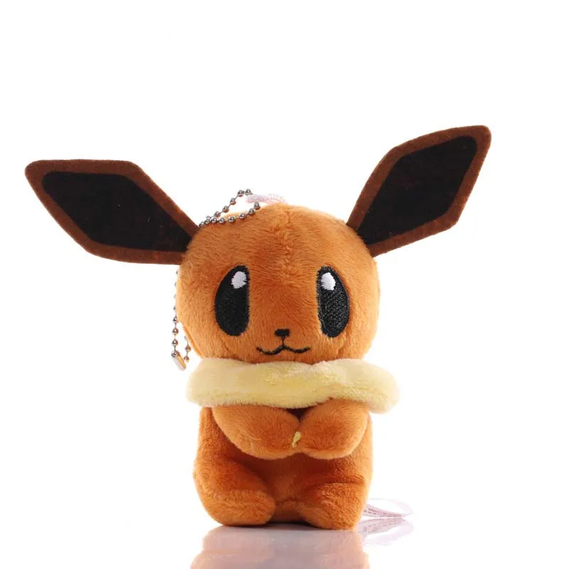 9-14cm TAKARA Pokemon Pikachu Eevee Vulpix Mew Bulbasaur Snorlax snorumbreon pluszowe zabawki lalki brelok lalki prezenty dla dzieci Kid