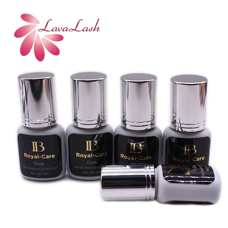 1/2/5 Bottles Korea IB Ibeauty Royal-Care Glue for Eyelash Extensions Original Korea 5ml IB Silver Cap Wholesale Makeup Tools