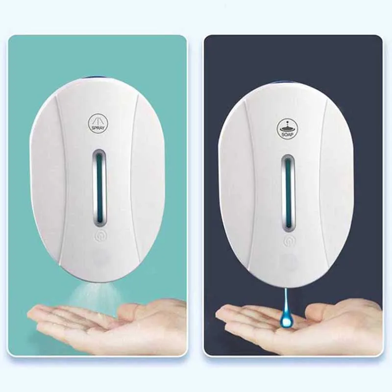 550ml Touchless Automatic Sensor Foam Soap Dispenser Hand Sanitizer Liquid Gel Alcohol Spray Wall Mounted Bathroom Accessoriesby