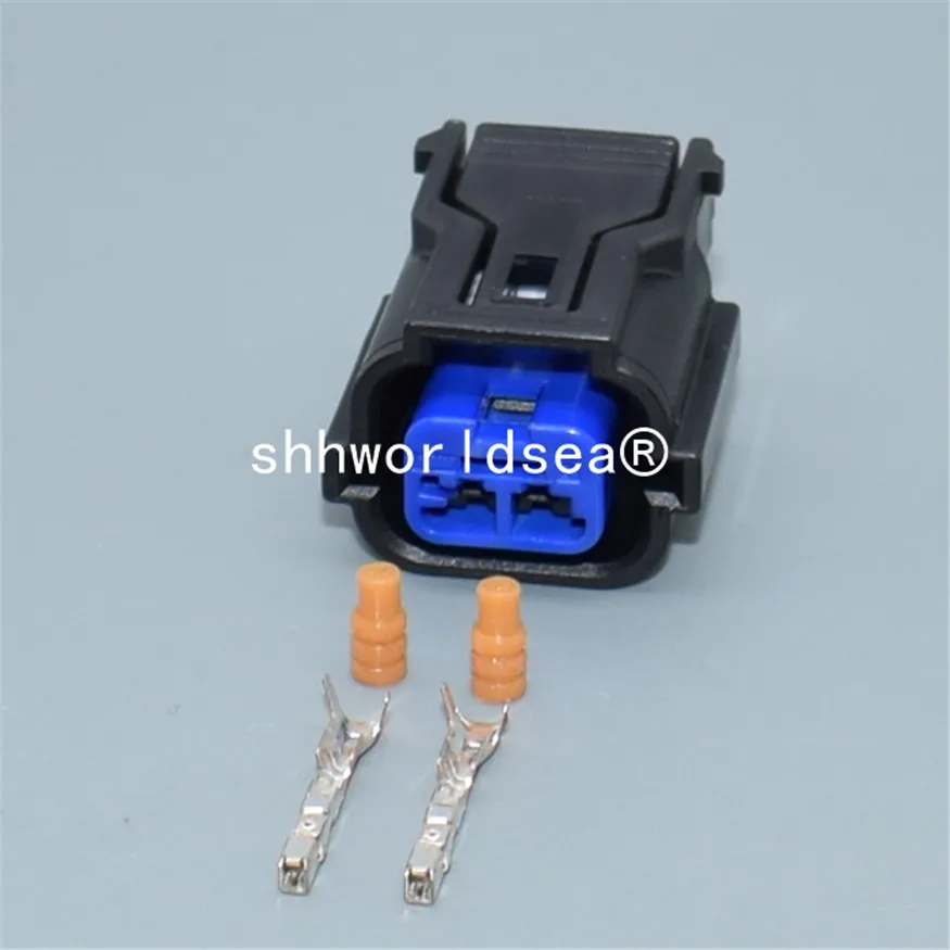 Shhworldsea 2/100Sets 2 Pin Car Waterproof Auto Connector Female Cable Plug Sensor Electrical Plug Connector HP285-02021