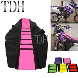 Nicht-Slip Dirt Bike Traktion Sitz Abdeckung Schwarz Rosa Kundenspezifische Abdeckung Greifer Für Honda CRF100 CRF150R Kawasaki KLX110L KX250F YZF250