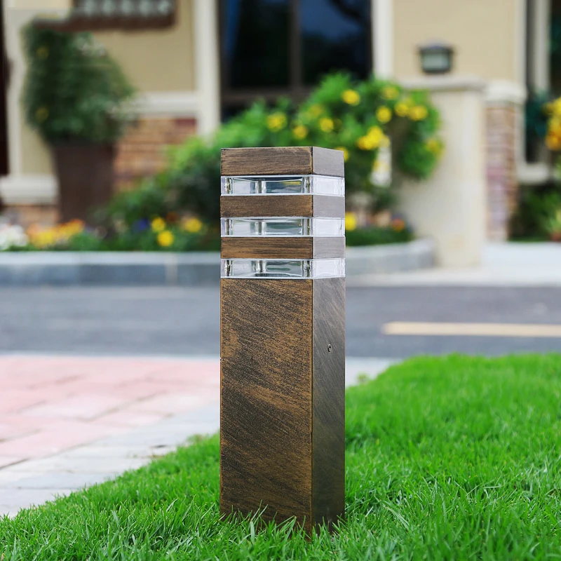 Super Bright Led Community Simple Outdoor Aluminum Lawn Lamp Waterproof Courtyard Garden Villa Street Lamp