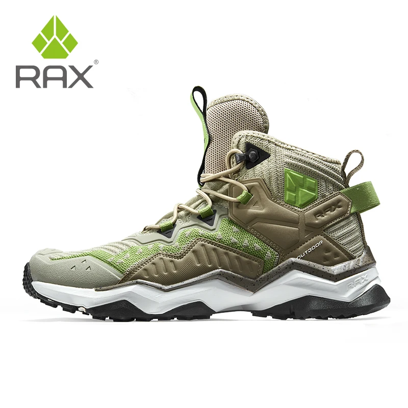 RAX Men Hiking Shoes winter Waterproof Outdoor Sneaker Men Leather Trekking Boots Trail Camping Climbing Hunting Sneakers Women