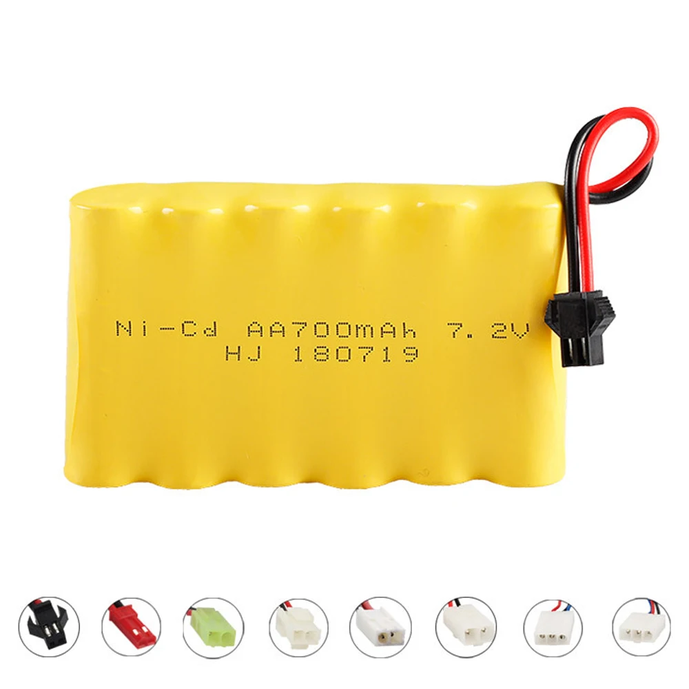 

7.2v 700mAh NI-CD Battery For Remote Control Toys Cars Truck Tank Guns 7.2v battery 6*AA NICD battery Remote Control toy Battery