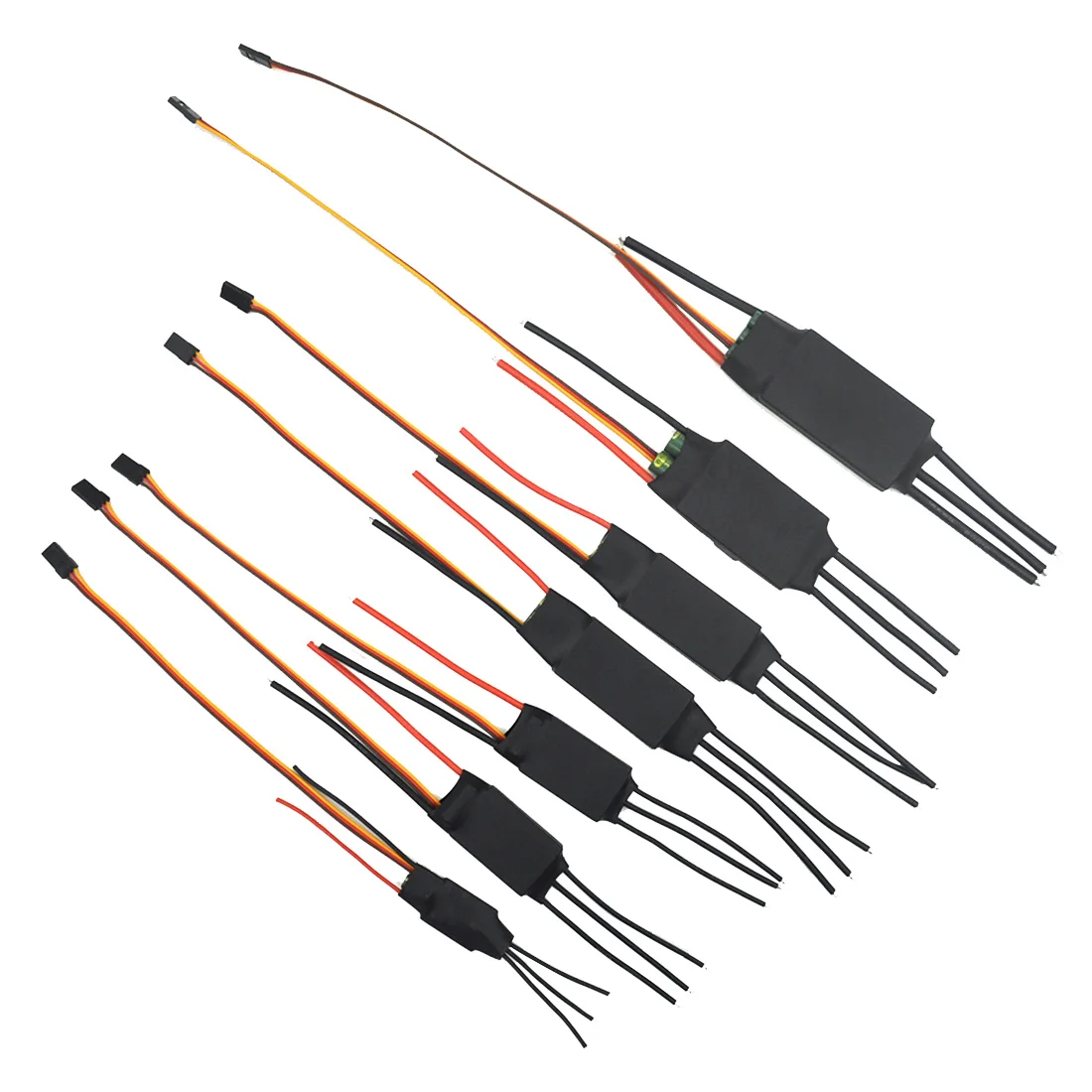 12A/20A/30A/40A/60A/80A/100A Bidirectional brushless ESC Welded  Plug/XT60 for Remote Control Pneumatic Underwater Propelle