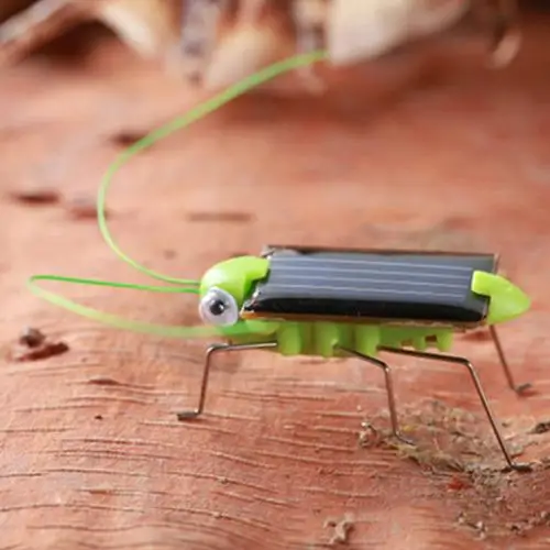 Solar grasshopper Educational Solar Powered Grasshopper Robot Toy required Gadget Gift solar toys No batteries for kids