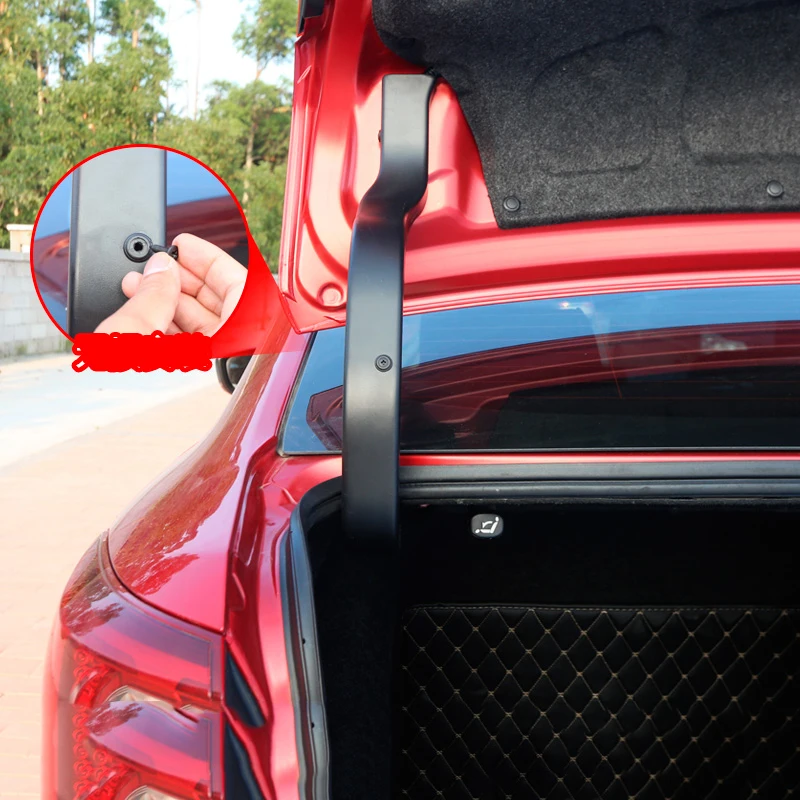 Auto Accessories for Mazda 3 Axela Sedan 2014-2018 Trunk Hydraulic Support Rod Protective Cover Tail Protective Sleeve 2pcs