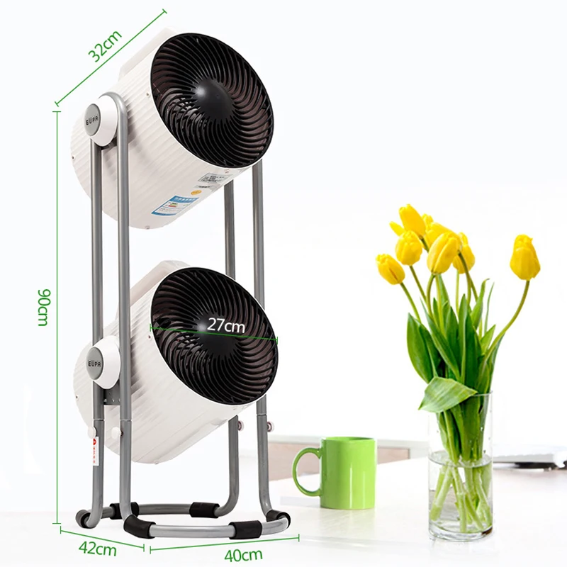 Purificatore d'aria dell'interno 220V 50HZ di DIY del ventilatore elettrico a doppia testa della famiglia del ventilatore di circolazione di convezione dell'aria della turbina TSK-F8105