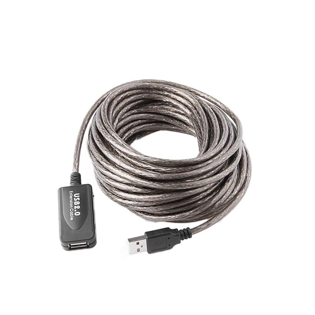 Amplificación de señal USB 2,0, red inalámbrica A macho A hembra, herramientas de diagnóstico OBD de plástico, cable extensor de tarjeta de red