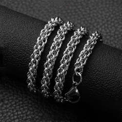 Fashion Titanium Steel Petal Chain Popular Necklace Men And Women Stainless Steel 60cm Chain Jewelry Hot Sale