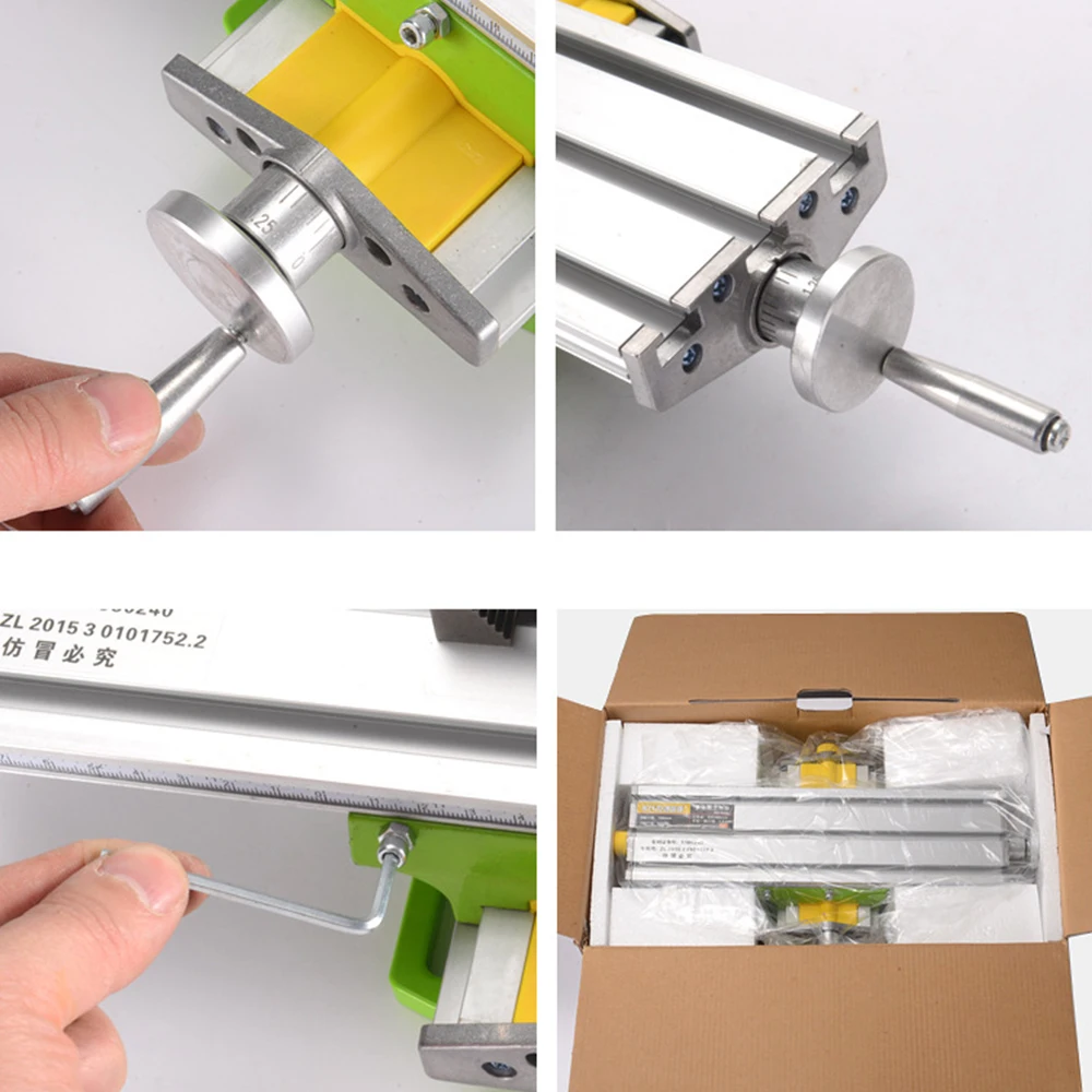 Imagem -04 - Composto Cross Slide Table Worktable para Fresagem Banco de Perfuração Multifuncional Ajustável X-y Allsome-bg6330