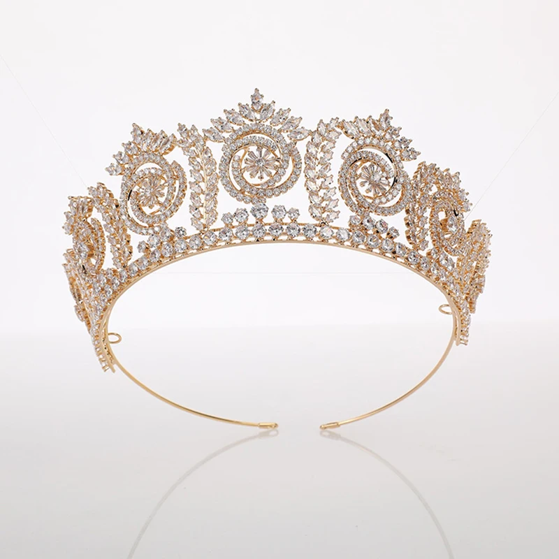 NiuShuya-accesorios brillantes para el cabello para boda, Tiaras para tocados, Novia, joyería para el cabello, diademas de Reina