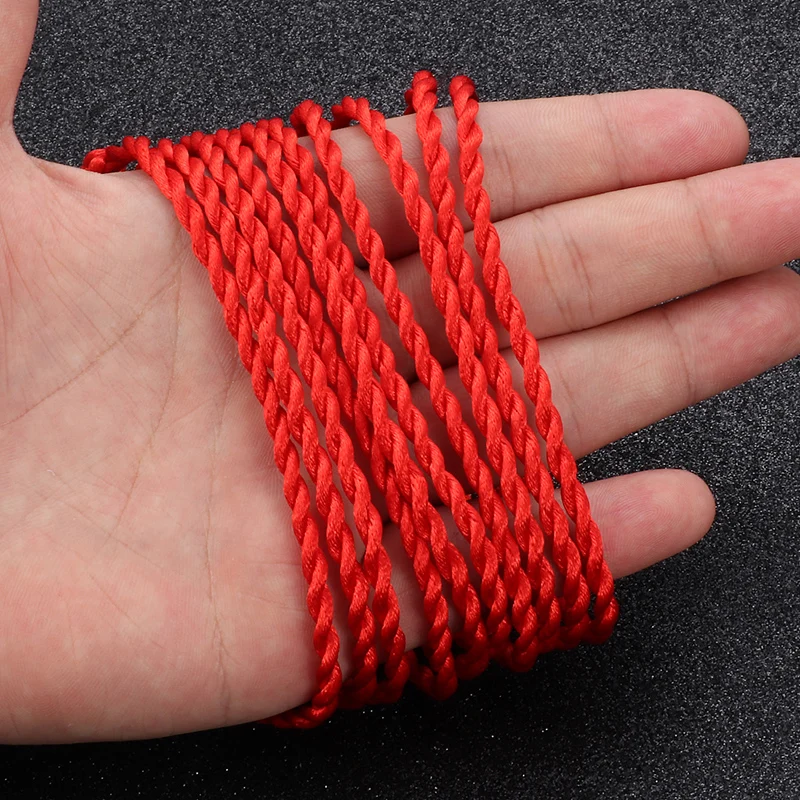 10 pcs red rope braided  bracelet ladies Lucky Handmade rope jewelry lovers gift Woven Bracelet Black rope bracelet Wristband