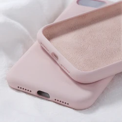 9Colors Liquid Silicone Phone Case For iPhone X XR XS 11 12 13 mini 14 15 Pro Max SE 6 6S 7 8 Plus Matte Soft Bumper Phone Cover