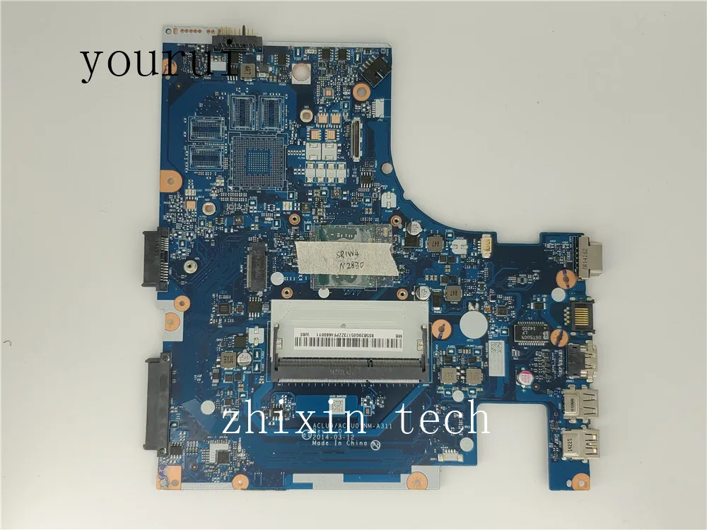 

yourui For Lenovo original Laptop motherboard G40-30 mainboard ACLU9/ACLU0 NM-A311 5B20G05173 With N2830 cpu test work perfect