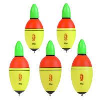 5PCS Electronic Smart Fishing Led Light Float for Fish Lure Luminous Alarm Night Fishing Floats 20g-40g Saltwater Sea Rock Tackl