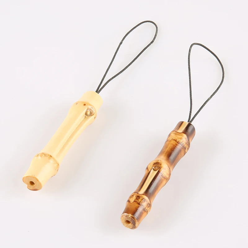 Promotional Creative Business Gifts Pendant Decoration Unique Handmade Wooden Wood Natural Bamboo Root Key Chain