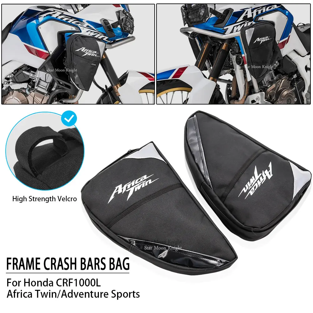 For Honda crf1000L Africa Twin crf 1000 L Adventure Sports Motorcycle Frame Crash Bars Waterproof Bag Placement saddlebag bag