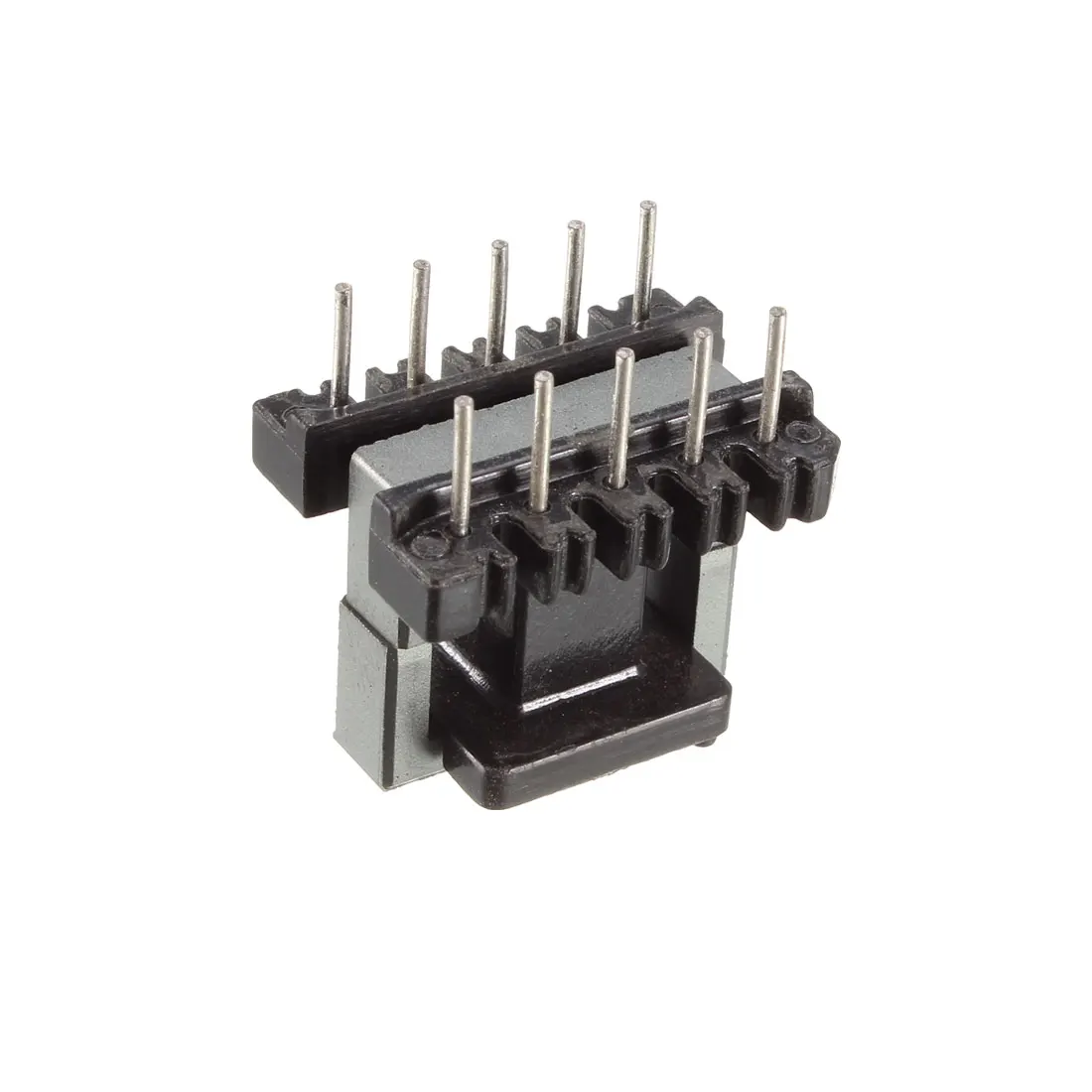 UXCELL 5Sets EE19 5 with 5pin Transformer Bobbin PC40 Ferrite Core Vertical 10 Ferrite Halves and 5 Bobbin Magnetic Core Bobbins