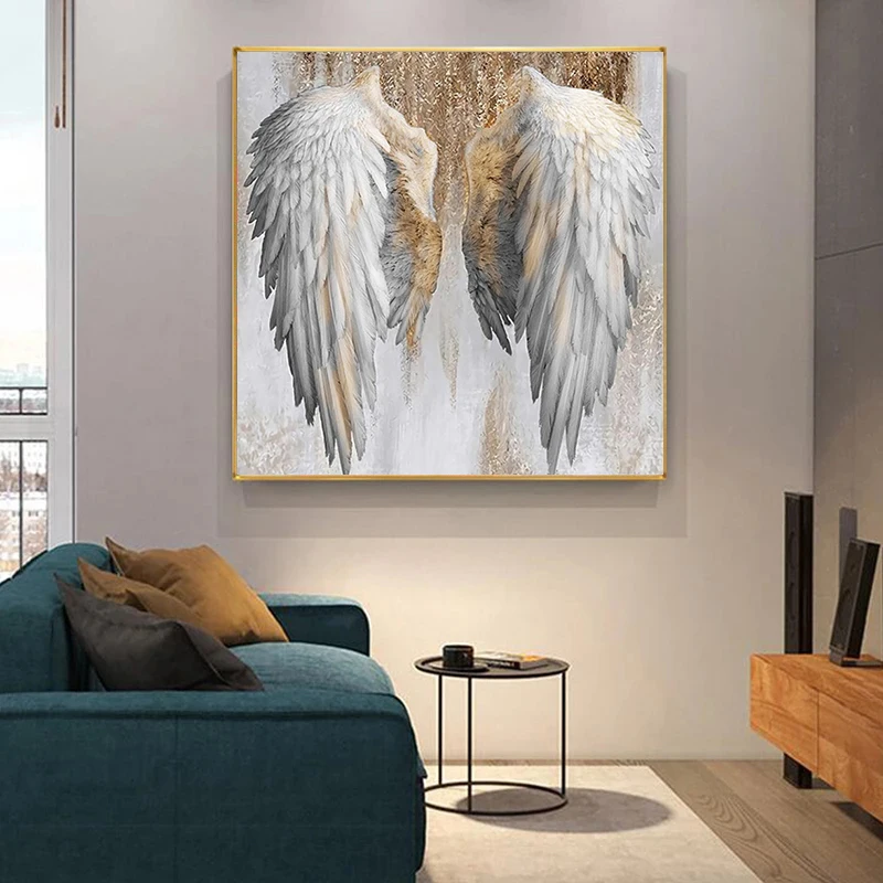 Angel Wings Painting Poster canvas painting Decorative Picture Modern Wall Art poster print for living room modern Home Decor