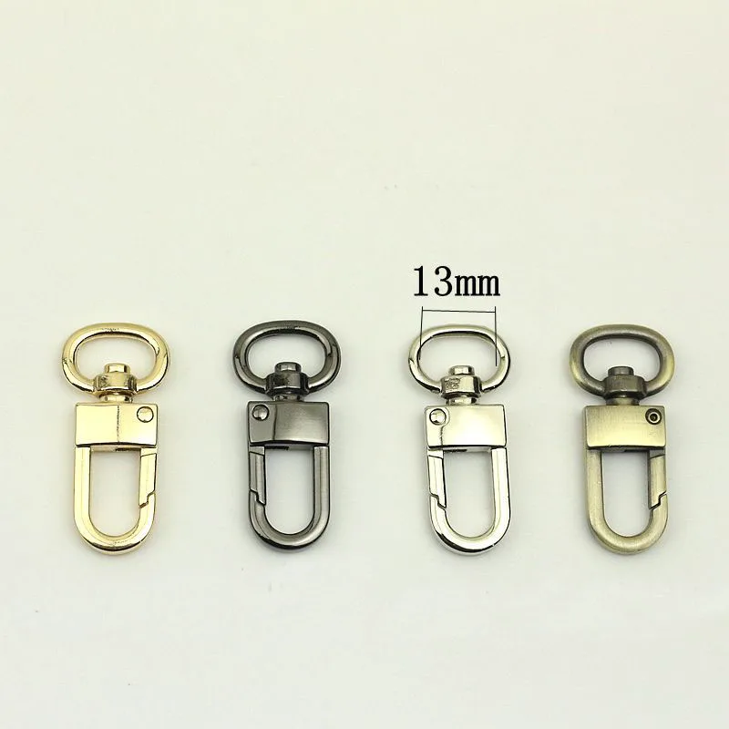 

30pcs 13mm Metal Hanger Buckles Bags Swivel Clasps Lobster Handbag Belt Strap Chain Snap Hook DIY Bag Parts Hardware Accessories