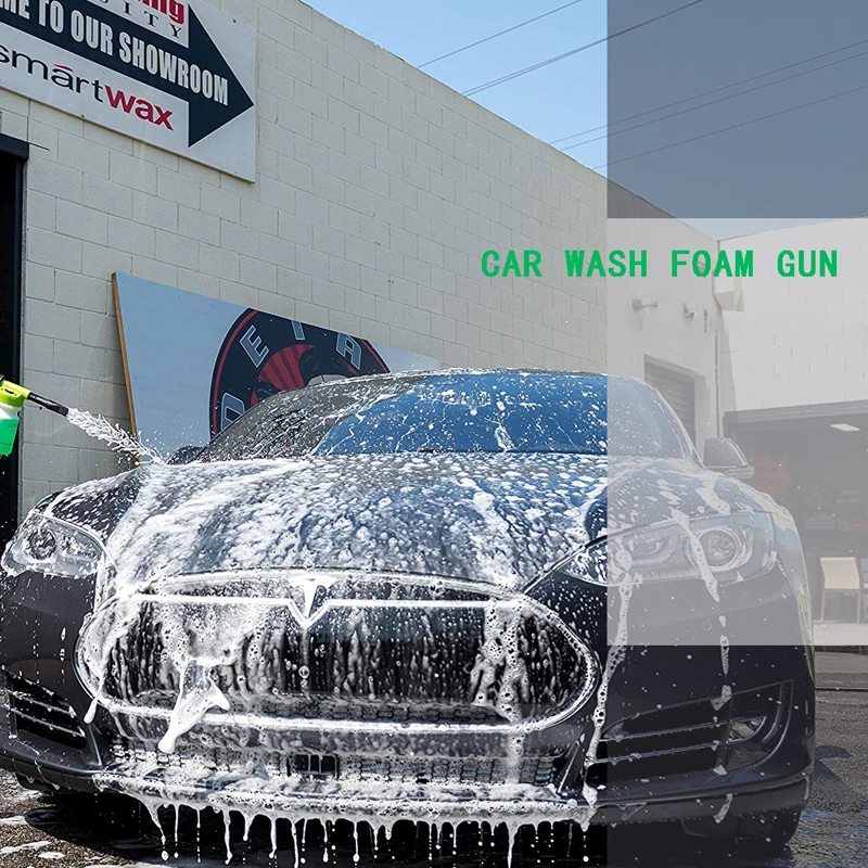 1L Adjustable Car Washer Foam Nozzle Car Washing Foam Gun Cleaning Foamer Pot Lance Water Soap Shampoo Sprayer Spray Foam Gun