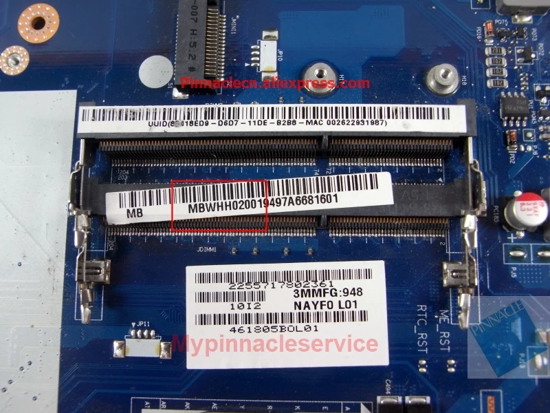 Imagem -03 - Vez de Packard Bell Easynote Motherboard para Gateway Nv79c Lj65 Lj67 La-5021p Lj61 Lj71 La-5051p Mbwhh02001 i3 La5881p em