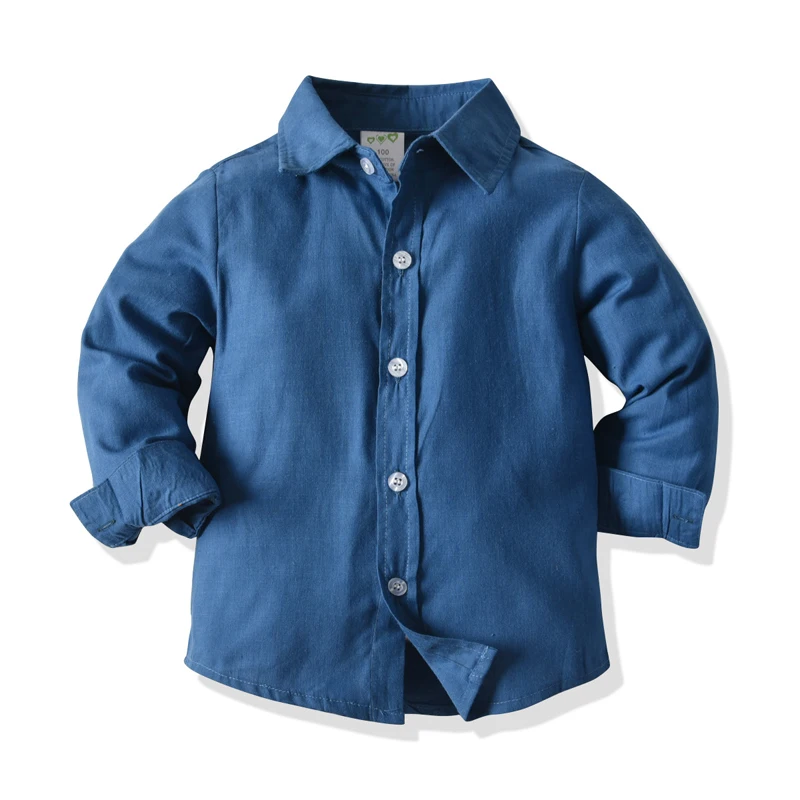 Boys Plaid Shirts Pring Autumn Classic Europe And America Long Sleeve Clothes Baby Tops Casual Shirt Kid Outfit Children Costume