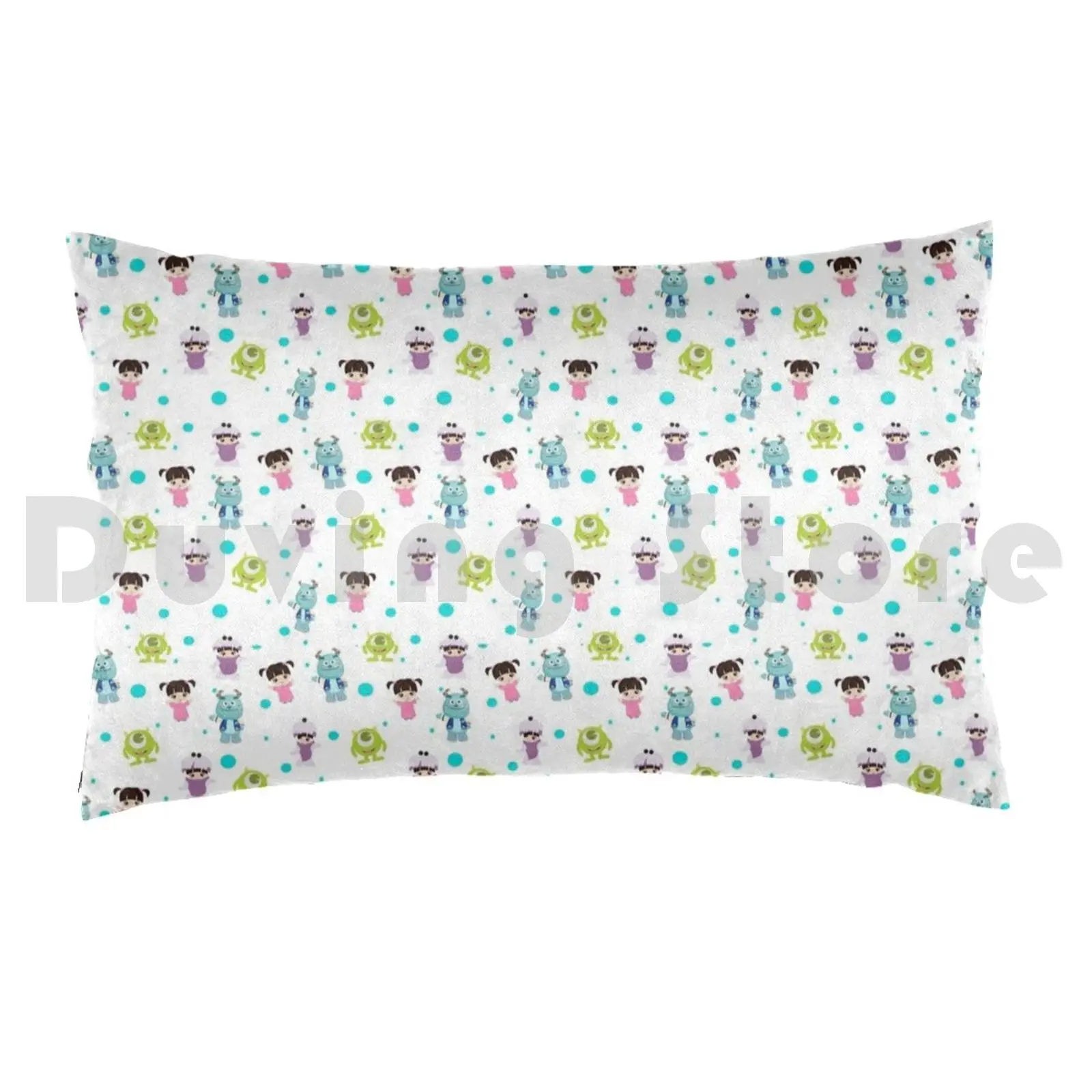 Monsters Pattern Pillow Case DIY 50*70 Monster Monsters Boo Scare Care Laugh Floor University Brothers Sulley