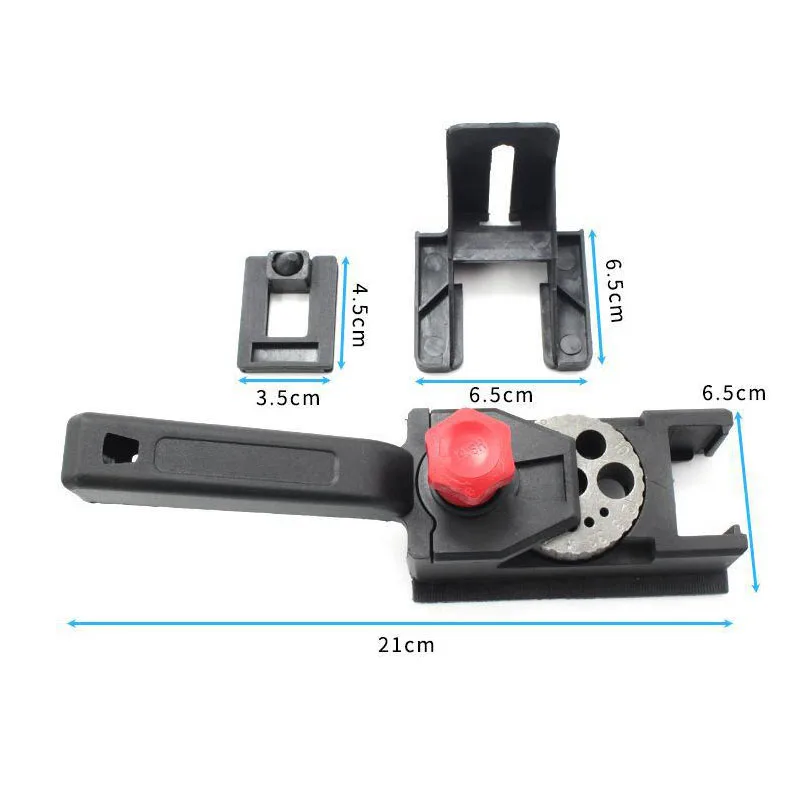 Drill Locator Tool Woodworking Carbon Steel Hole Jig Drilling Guide Locator  Bits Fixing Clips Woodworking Tool Saccessorie