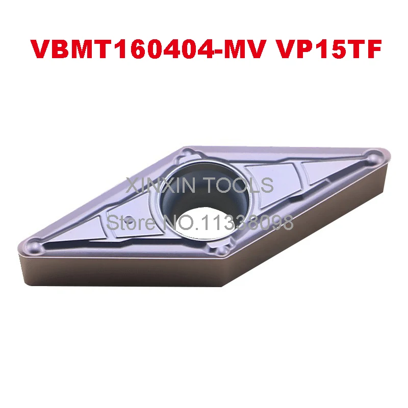 

VBMT160404-MV VP15TF VBMT160408 original VBMT110304 VBMT110308 MV carbide inserts lathe tools SVVBN stainless steel