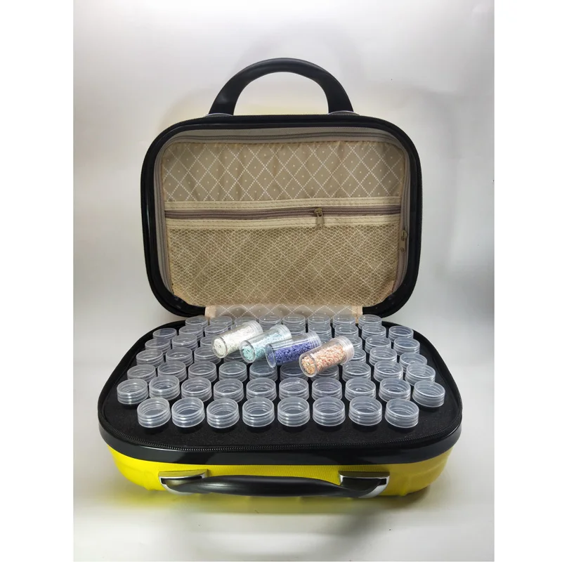 New 132 Bottles 7 Candy Colors Storage Handbag Diamond Painting Accessories Diamond Diamond Embroidery Tool Household Items