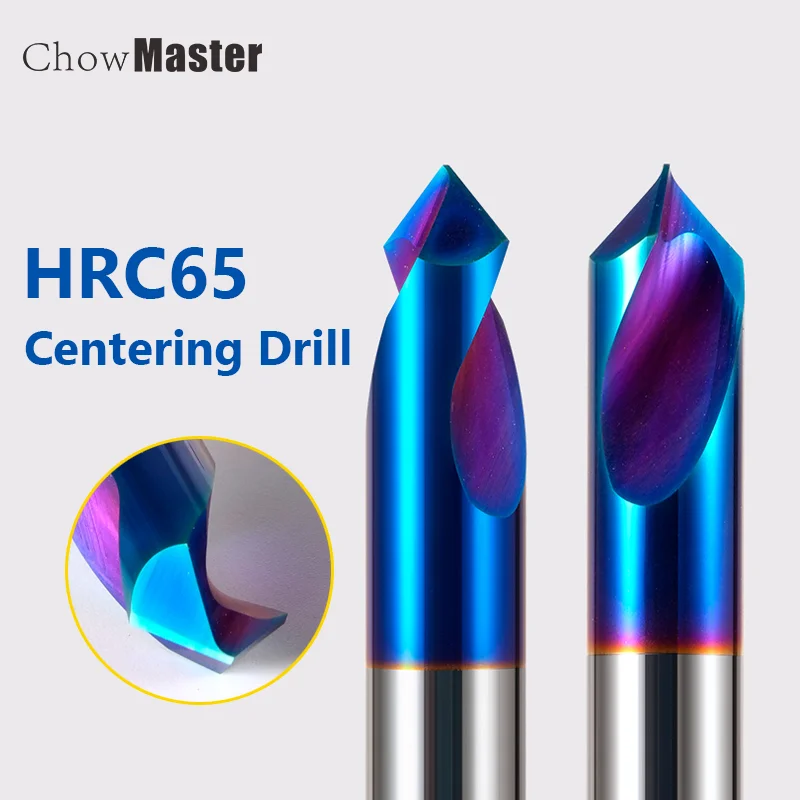 Tungsten Steel Centering Drill, Posicionamento Drill, 90 ° Localização Center Bit, Grooving Chanfro, Fresa, HRC65 Carbide