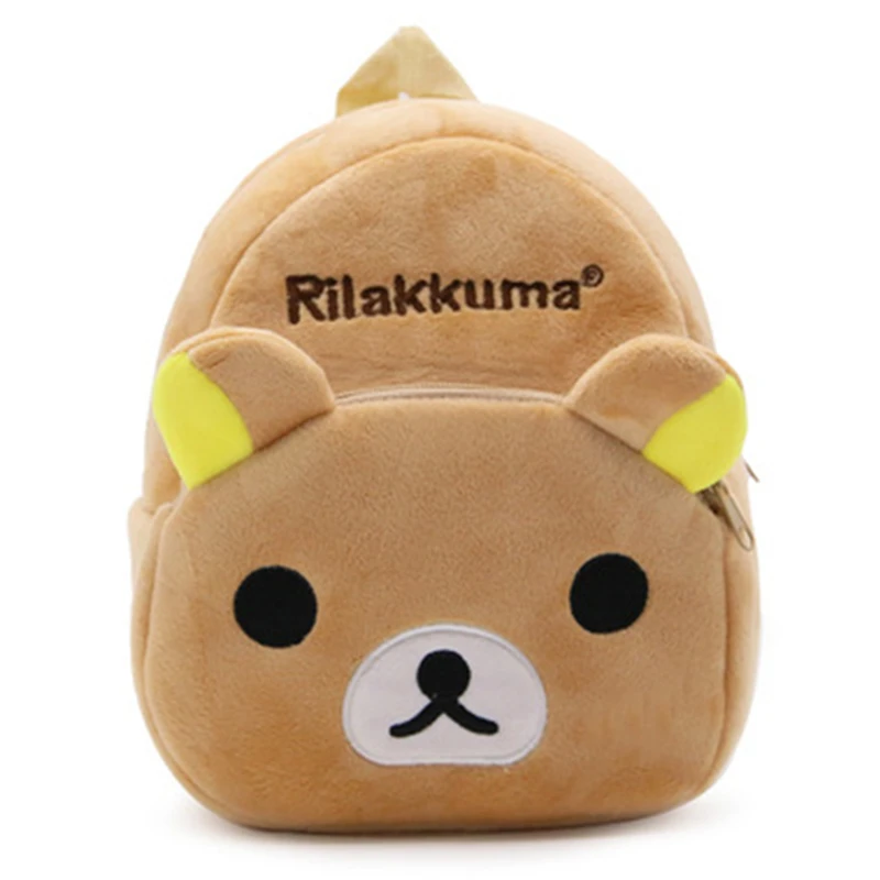 

Rilakkuma Mini Plush Backpack Cute Kids Small Bag Children Baby School Bags Kindergarten Preschool Backpack for Boys Girls