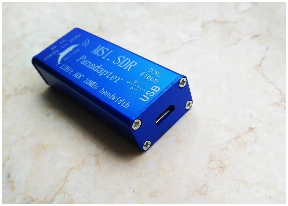 Imagem -03 - Receptor 10khz a 2ghz Tcxo 0.5ppm 12 Bits Adc Msi.sdr-sdr